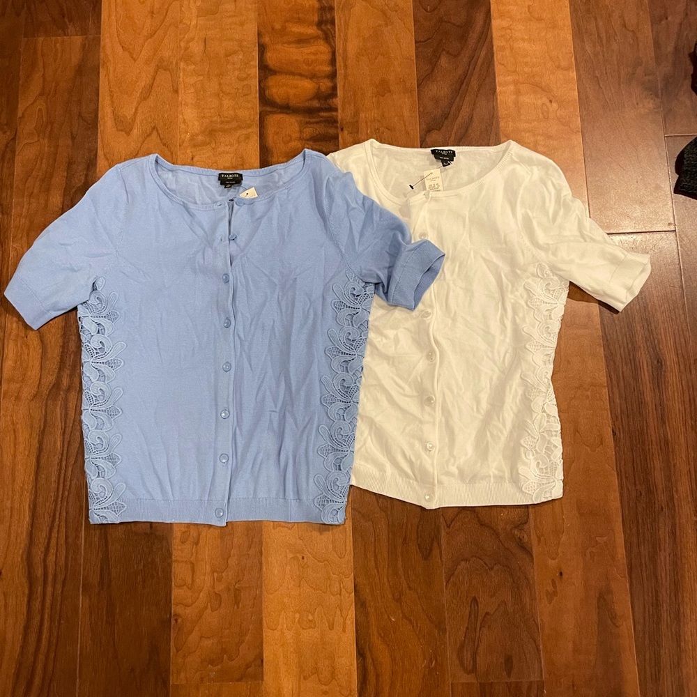 Set of 2 cotton cardigans from Talbots